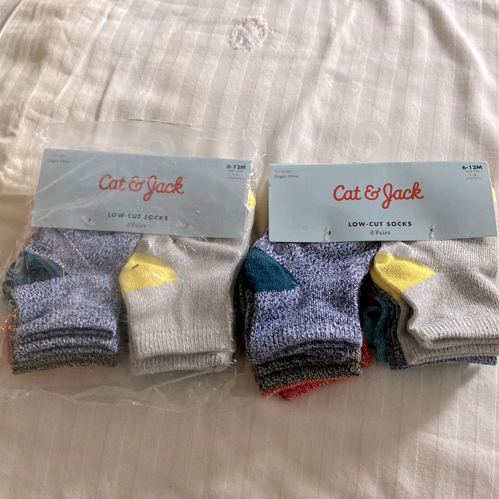 Baby boys socks 6-pairs. Two packs